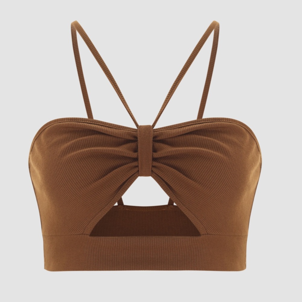 Cider Clothing Brown Bralette Top NWT Size Small